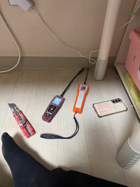 PPC 수도배관 누수 공사 - 누수 확인에 쓴 측정 장비